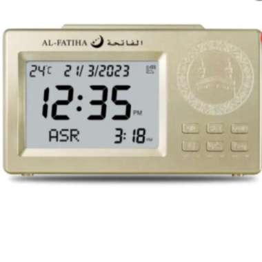 Jam Adzan Digital LCD Jadwal Sholat Otomatis