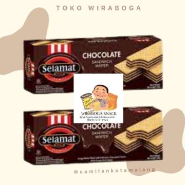 Promo Harga Selamat Wafer Chocolate 198 gr - Blibli