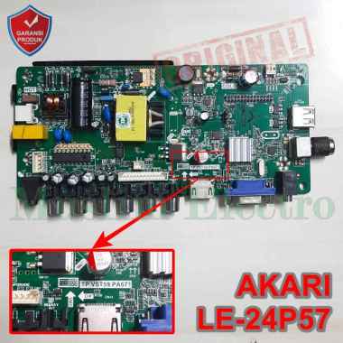 Mainboard LED TV Analog Akari LE-24P57 24P57