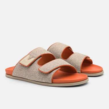 PM020 SANDAL PRIA PEDRO ORIGINAL SENDAL SLIDE CASUAL BRANDED ASLI ORI COKLAT BROWN