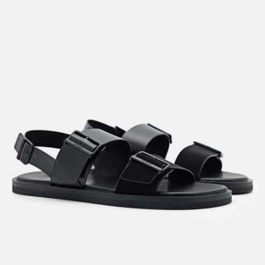 PM031 SANDAL PRIA PEDRO ORIGINAL SENDAL SLINGBACK ASLI ORI HITAM BLACK