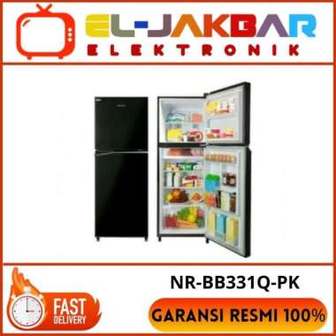 Panasonic 324 Ltr Kulkas 2 Pintu Nr-bb331q-pk - Hitam