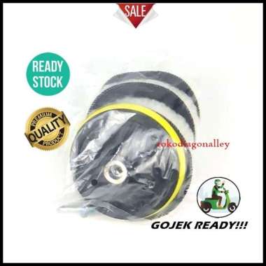 Pad Poles Tatakan Sponge Bodi Mobil Wol Waxing Wheel 6 Inch M10