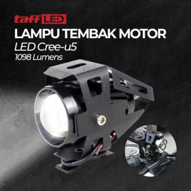 Lampu Tembak Motor Transformer LED Cree U5 1098lm Cool White U5 Lampu Montor Paling Terang Buat Lanp