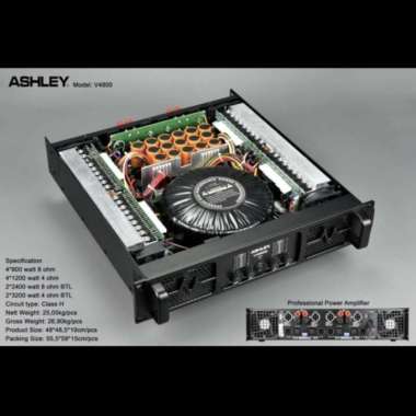 Terbaik Power Amplifier Ashley V4800 ( 4 Channel ) Termurah