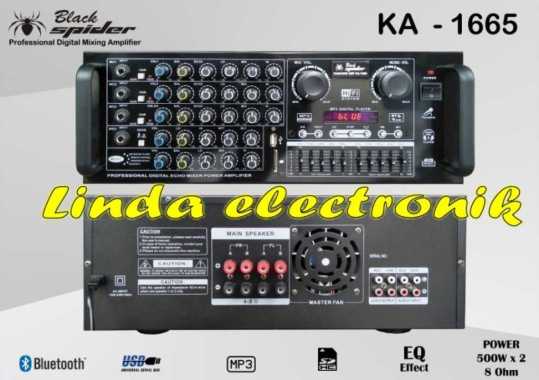 Promo Amplifier Black Spider Ka1665 Ampli Black Spider Ka 1665 Baru