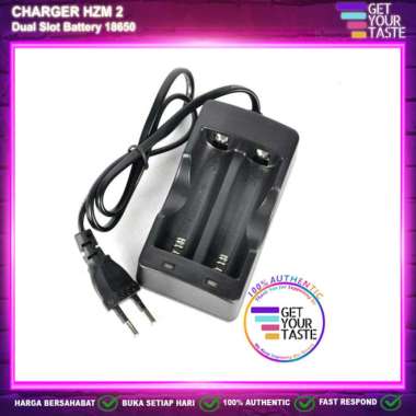 Charger HZM 2 Dual Slot Battery 18650 Authentic HZM 2