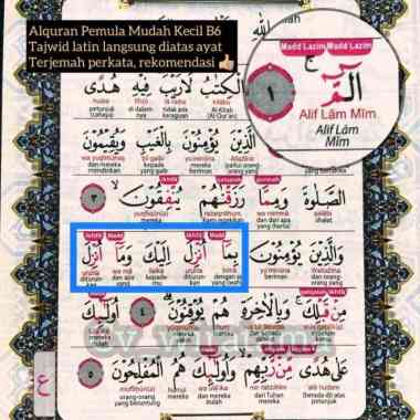 Al Quran Mushaf Kecil B6 Terjemah Tajwid Latin Per Kata Cocok Pemula