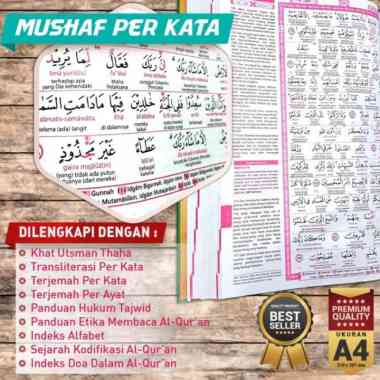 Al Quran Tajwid Warna, Al Quran Al Khobir A4 Terjemah Perkata