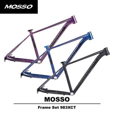 FRAME SET MOSSO 983 XCT XC MTB CHAMELEON 15.5" HITAM