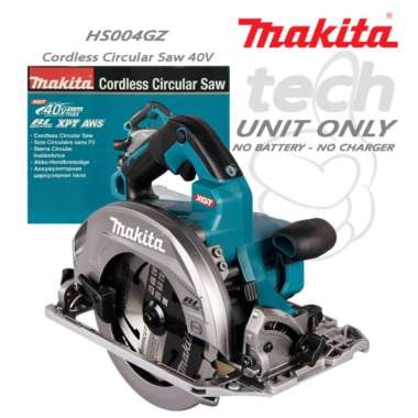 Cordless Circular Saw Baterai 40V 7" Makita HS004GZ - Unit Only