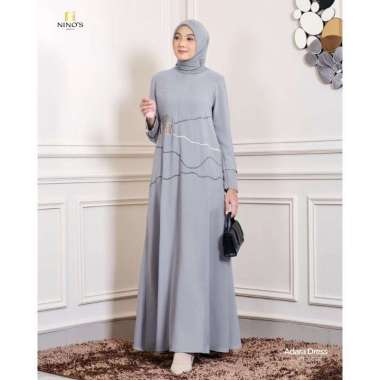 ADARA Dress By Ninos Design Grey