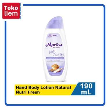 Marina Hand Body Lotion Natural Nutri Fresh 190Ml