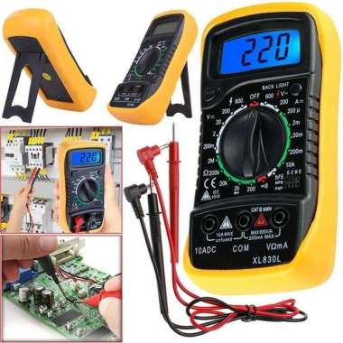 Multimeter Digital Mini Multitester AC/DC Voltage Multi Tester Meter
