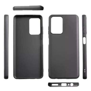 Solid TPU Case ZTE Blade A72 - V40 Vita - Casing Black original Black
