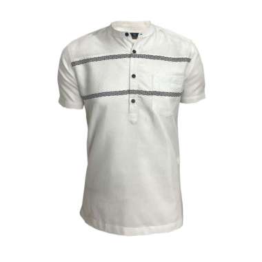 Redcliff Kemeja Pria Granded Pendek Putih 6SK000401 L