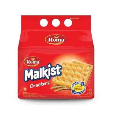 Promo Harga Roma Malkist Crackers per 8 sachet 27 gr - Blibli