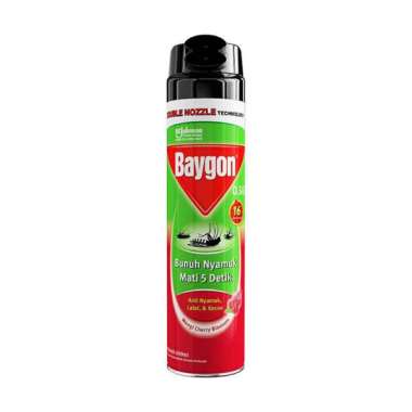 Promo Harga Baygon Insektisida Spray Cherry Blossom 600 ml - Blibli