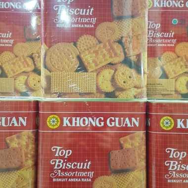 Khong Guan Top Assortment-Biskuit Aneka Rasa-Khong Guan Kaleng 1600gr
