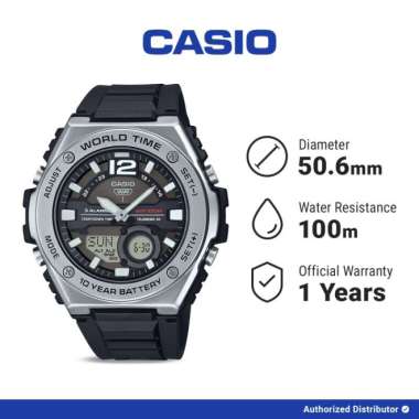 Casio General MWQ-100-1AVDF Jam Tangan Pria Original Analog Digital