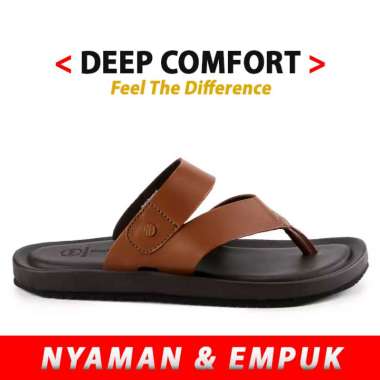 HM20 SANDAL PRIA HUSH PUPPIES ORIGINAL SENDAL JEPIT KULIT ASLI ORI COKLAT BROWN