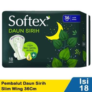 Promo Harga Softex Daun Sirih 36cm 18 pcs - Blibli