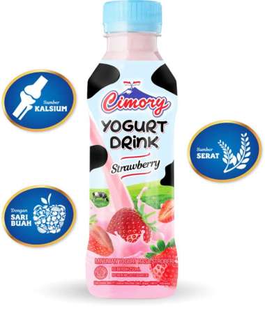 Promo Harga Cimory Yogurt Drink Strawberry 250 ml - Blibli