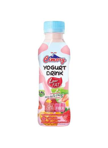 Promo Harga Cimory Yogurt Drink Low Fat Strawberry Mango 250 ml - Blibli