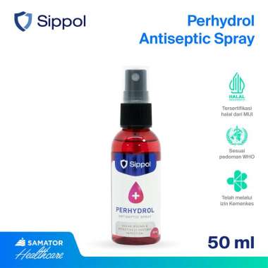 Sippol Perhydrol Antiseptic Spray 50 ml [Hydrogen Peroxide 3%]