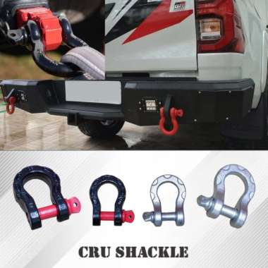 shackle anting bumper 3/4 Hitam