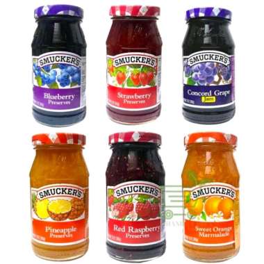 Smucker's Blueberry Jam 340gr Selai Blueberry