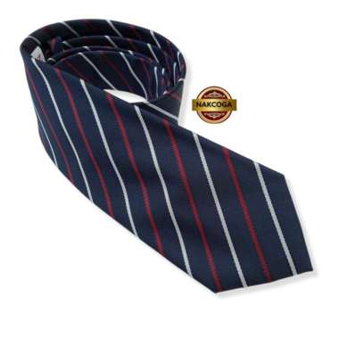 DASI NAVY MOTIF SALUR DASI BIRU NAVY 3 INCHI DASI PRIA MOTIF - N29