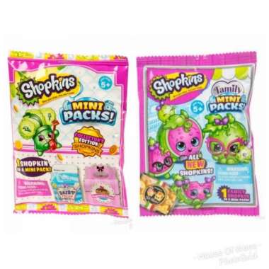 SHOPKINS FAMILY MINI PACKS - MAINAN ANAK SHOPKINS ORIGINAL