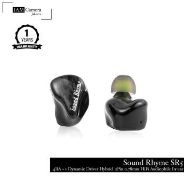 Sound Rhyme SR5 4BA + 1 Dynamic Driver Hybrid 2Pin 0.78mm HiFi IEM Jack 3.5mm