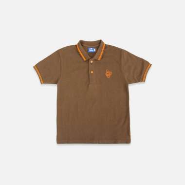 Rodeo Junior Polo Shirt/ Kaos Anak Laki Dark Brown/ DOnald Duck Basic S