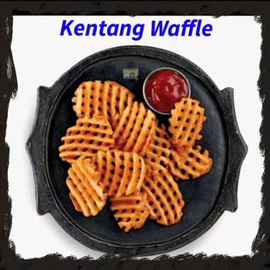 Kentang Waffle / Waffle Fries Frozen 2 Kg