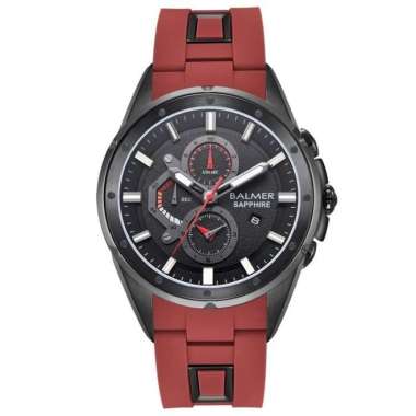 Jam Tangan Pria Balmer 8816 Chronograph-Saphire Glass Merah