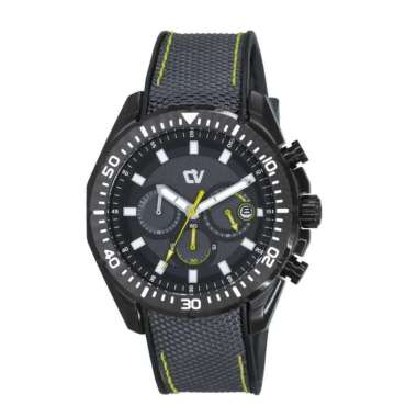 Jam Tangan Pria Christ Verra CV C80241G-36 BLK Original