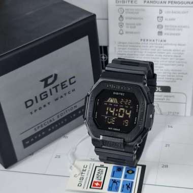 Jam Tangan Pria Digital Digitec 5050 Original Biru