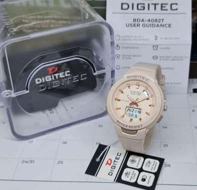 Jam Tangan Wanita Digitec 4082 Dual Time DG4082 rose