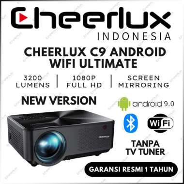 Cheerlux Indonesia | Proyektor Cheerlux C9 Basic, Wifi, Android 2800 dan 3200 Lumens | Projector Pre