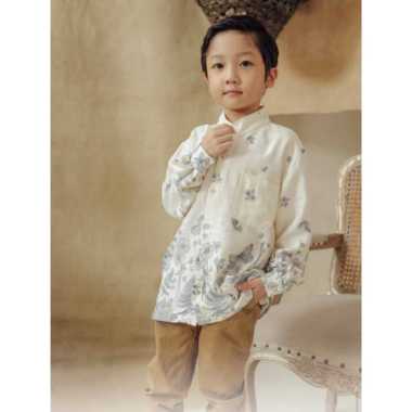 Harlowkids Aiden Boy's Shirt M Blue Shadow