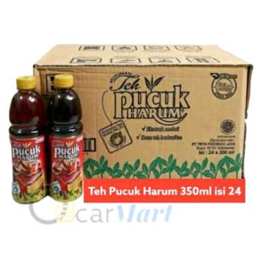 TEH PUCUK HARUM 1 dus 350ml isi 24 rasa original dari mayora / pucuk jumbo 1.3L isi 6 350ml isi 24