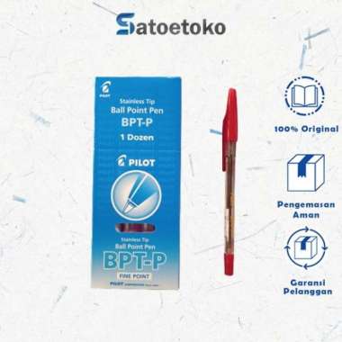 BOLPEN / PULPEN PILOT BPTP MERAH (SATUAN)