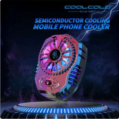 Coolcold Smartphone Cooling Fan Kipas Pendingin HP Gaming RGB