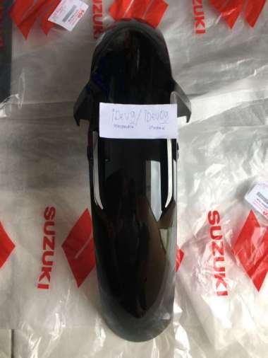 SPAKBOR DEPAN SATRIA FU INJEKSI HITAM BIRU MERAH PUTIH FENDER SGP - SEAESAW Hitam Glossy