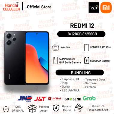 Xiaomi Redmi 12 8/256GB 8/128GB Garansi Resmi Xiaomi Indonesia TAM Original POCO M3 4/64GB Full Bund