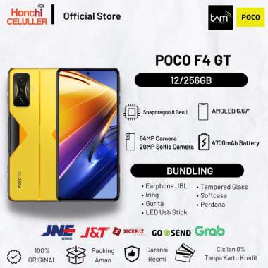 Xiaomi POCO F4 GT 12/256GB Garansi Resmi POCO Indonesia TAM Original F4 5G 8/256GB Non Bundling