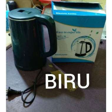 AA - teko listrik air panas 2L teko elektrik teko air panas hotel kettle biru