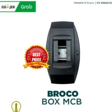 Broco Box MCB 2 Group Outbow Tempel 17102 Box MCB 2P OB Hitam
